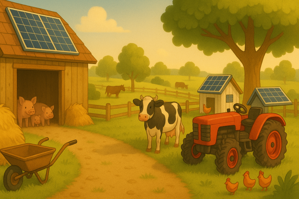 Illustratie over Duurzaamheid en natuur