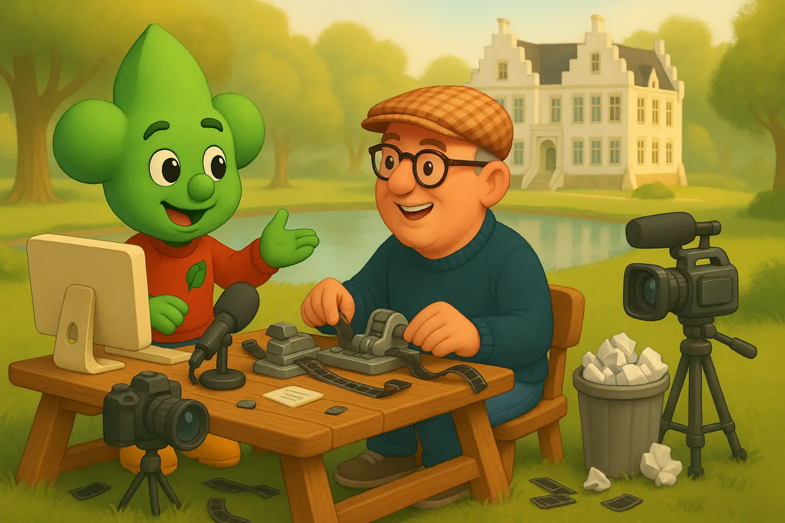 Team Digitaal van Pro Scherpenzeel. Dit zijn Lely en Titus